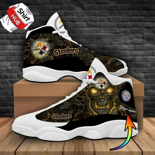 buy pittsburgh steelers air jd13 sneakers personalized shoes for fanrnoag