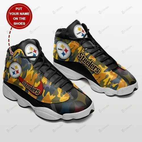 buy pittsburgh steelers personalized air jd sneaker13 236 shoes sport sneakers air jd13 sneakers personalized shoes designjypc4