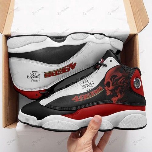 buy san francisco 49ers aj13 sneakers personalized shoes design v3772txc7t