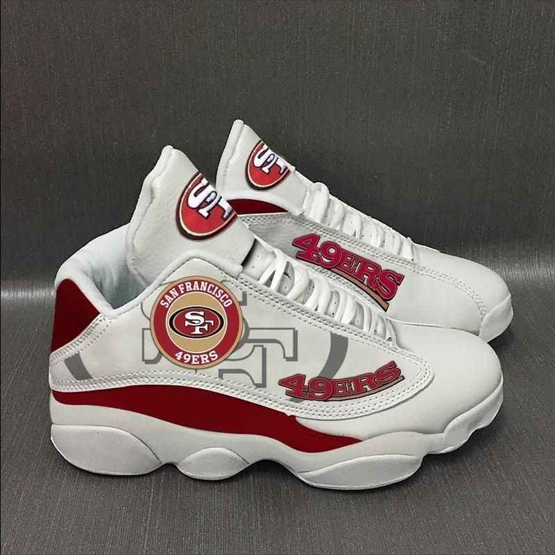 buy san francisco 49ers shoes form aj13 sneakers personalized shoes sport sneakers air jd13 sneakers personalized shoes designigmay