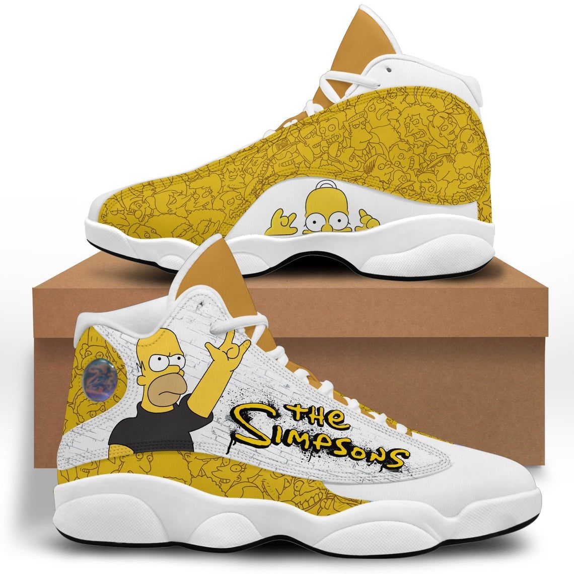 buy the simpsons air jd13 film sneakers sport shoes running shoes top giftsswrhy