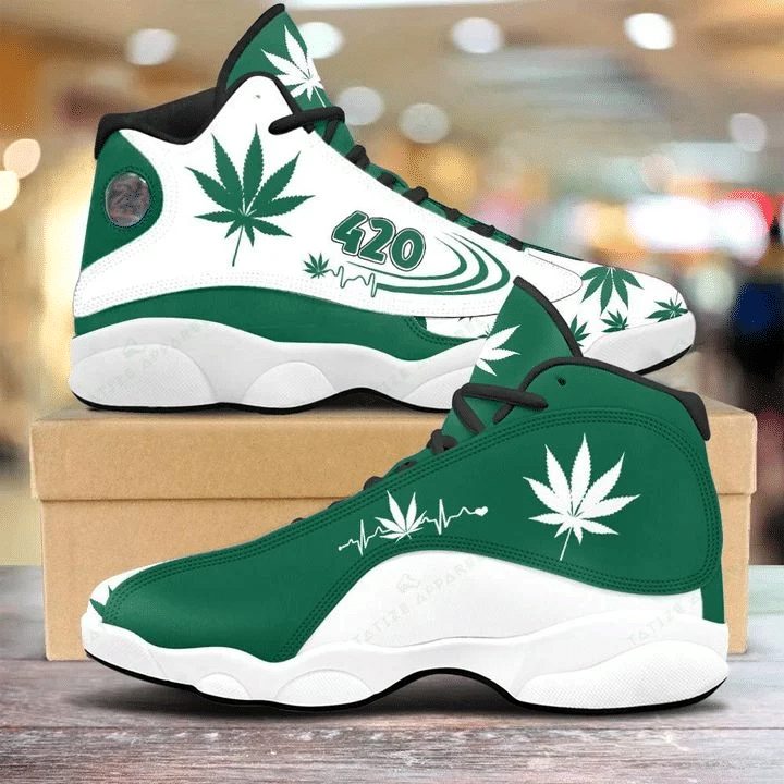 buy weed 420 heartbeat aj13 sneakers aj13 sneaker air jd13 sneakers personalized shoes design0uavm