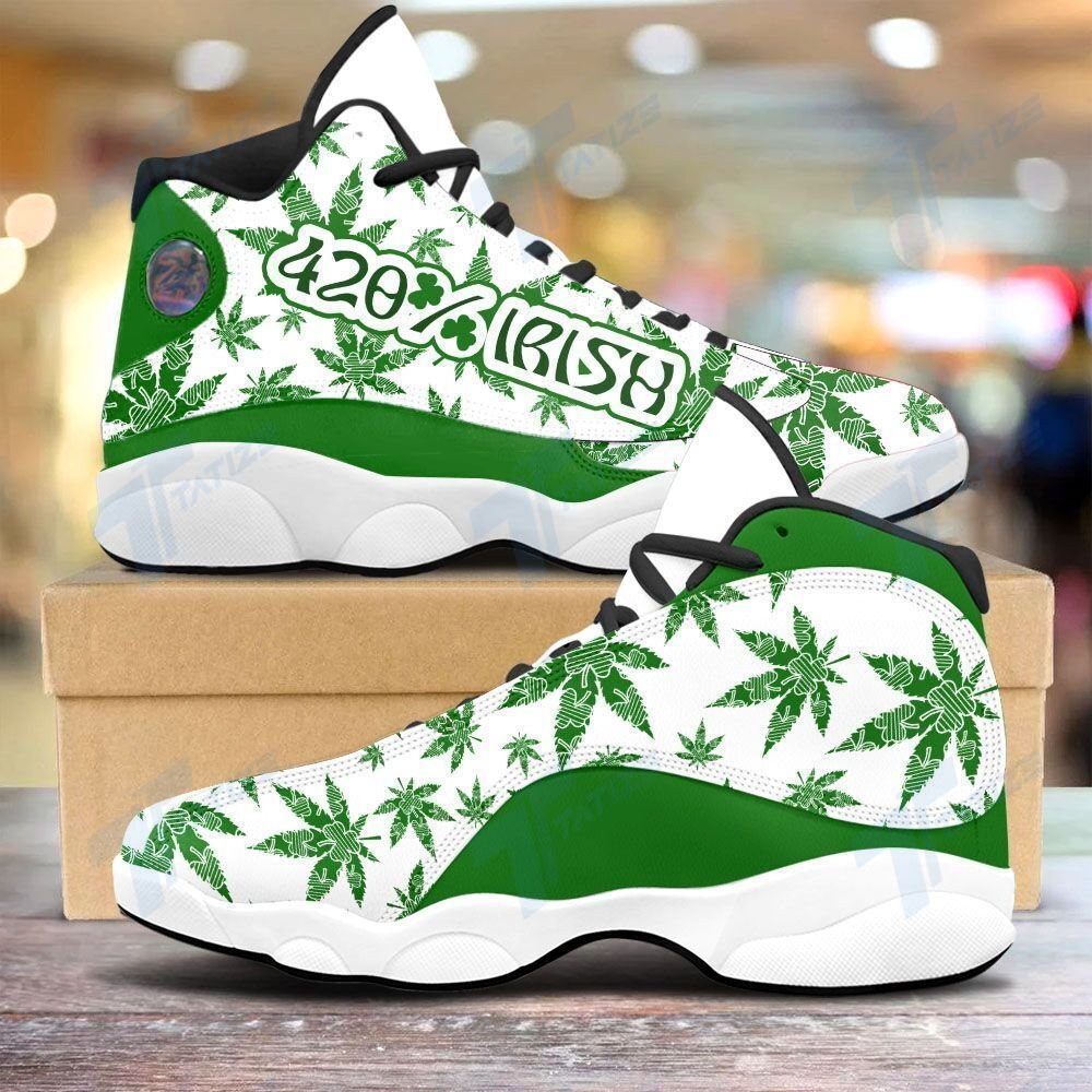 buy weed patrick day 420 irish aj13 sneakers shoes sportmbuxu