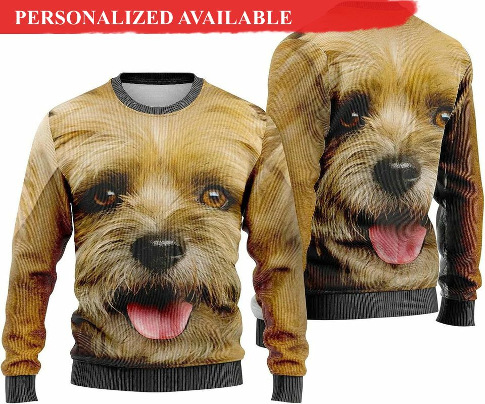 cairn terrier sweater christmas sweatshirt holiday party 6762