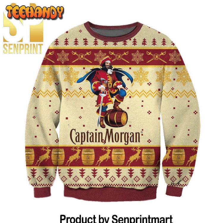 captain morgan xmas gifts full printed wool ugly xmas sweater 0w9rm