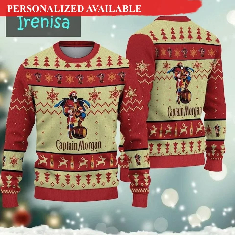 captain morgan ugly christmas sweater 2785