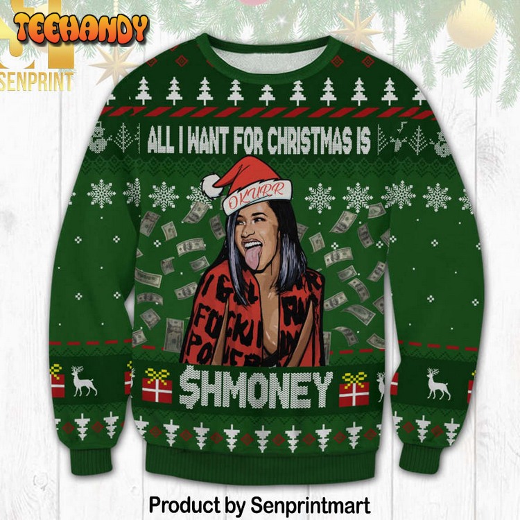 cardi b meme for christmas gifts ugly xmas sweater wt6qz