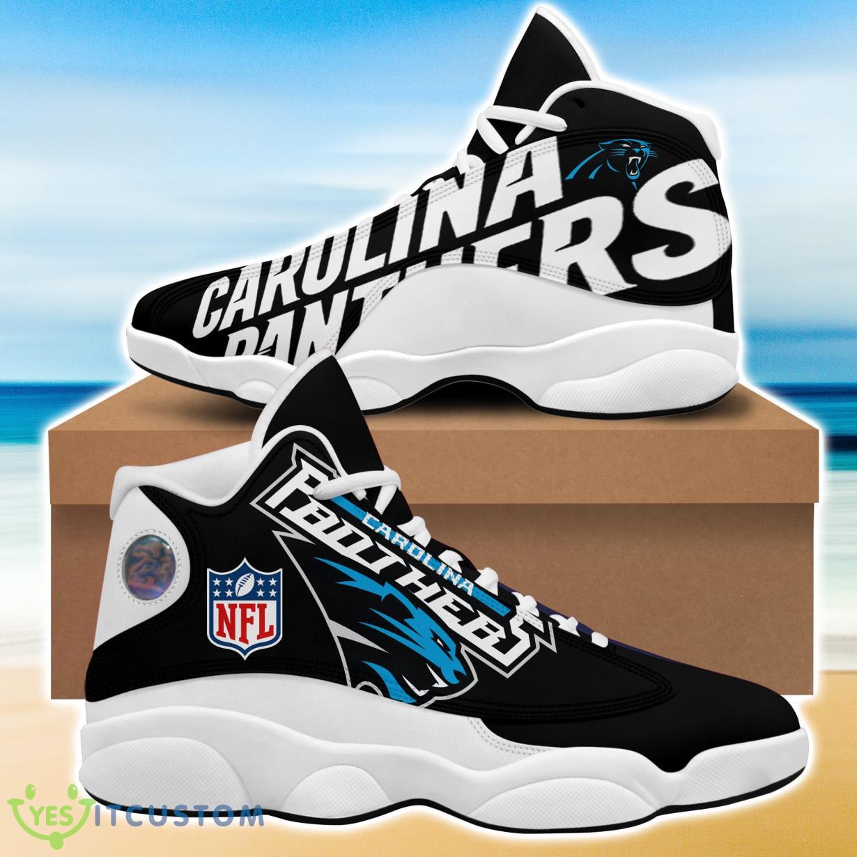 carolina panthers air jordan 13 shoes