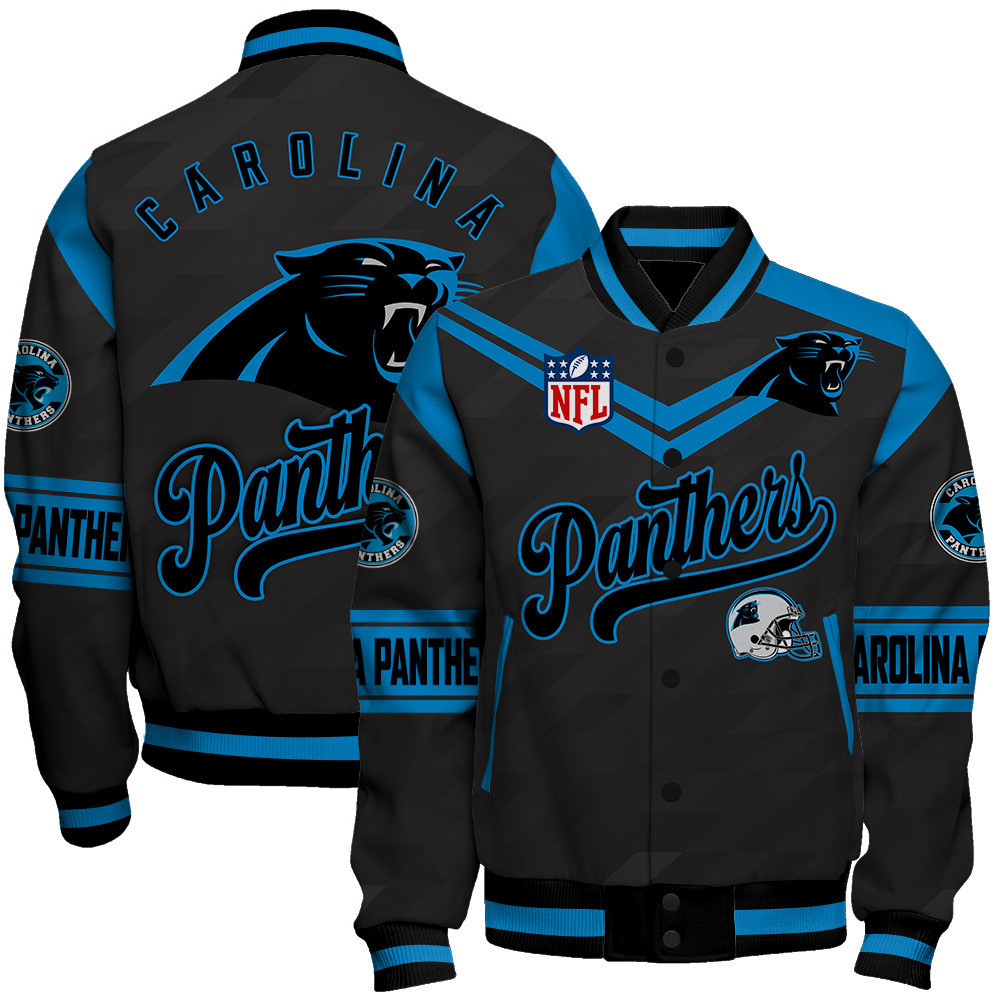 carolina panthers american football league pattern baseball varsity jacket baseball jacket all over print sh1 v2 dfkye