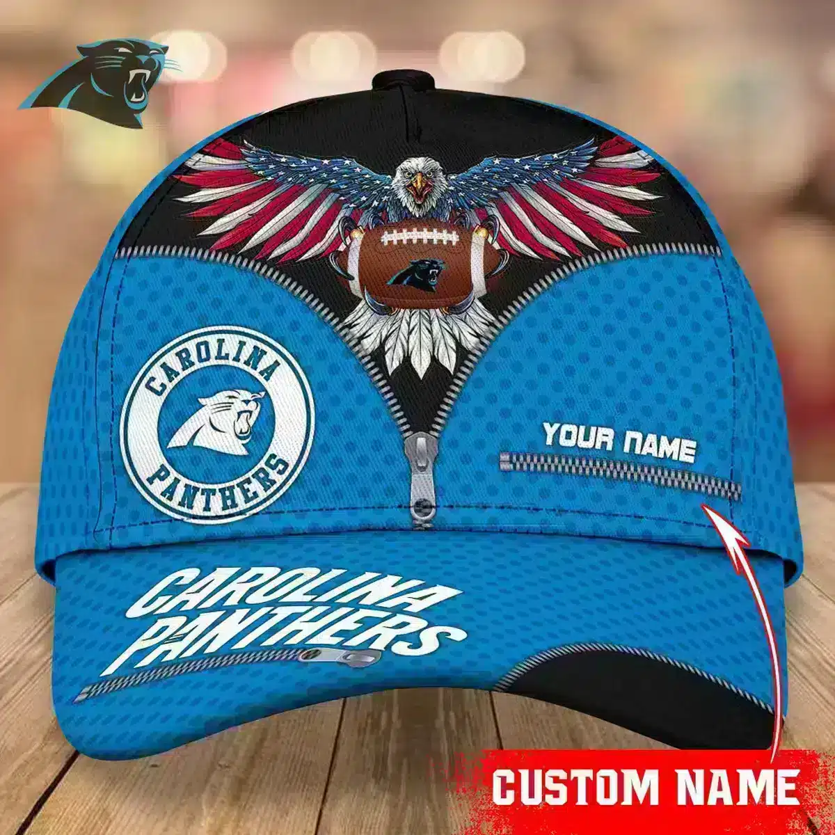 carolina panthers classic cap gift for fans wty240805 pi2oe