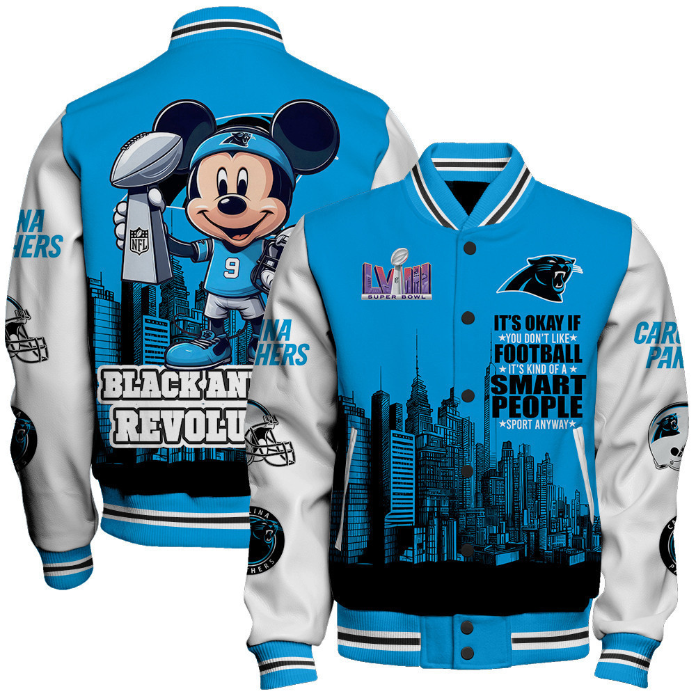 carolina panthers nfl baseball varsity jacket baseball jacket all over print stm v5 i61se