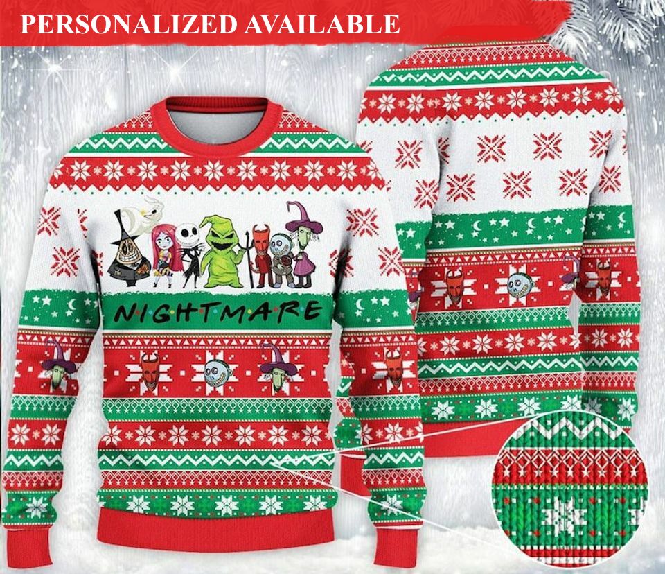 cartoon ugly christmas sweater xmas 7406