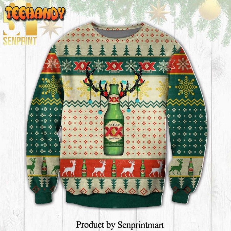 cerveza dos equis knitted ugly xmas sweater nb0xf