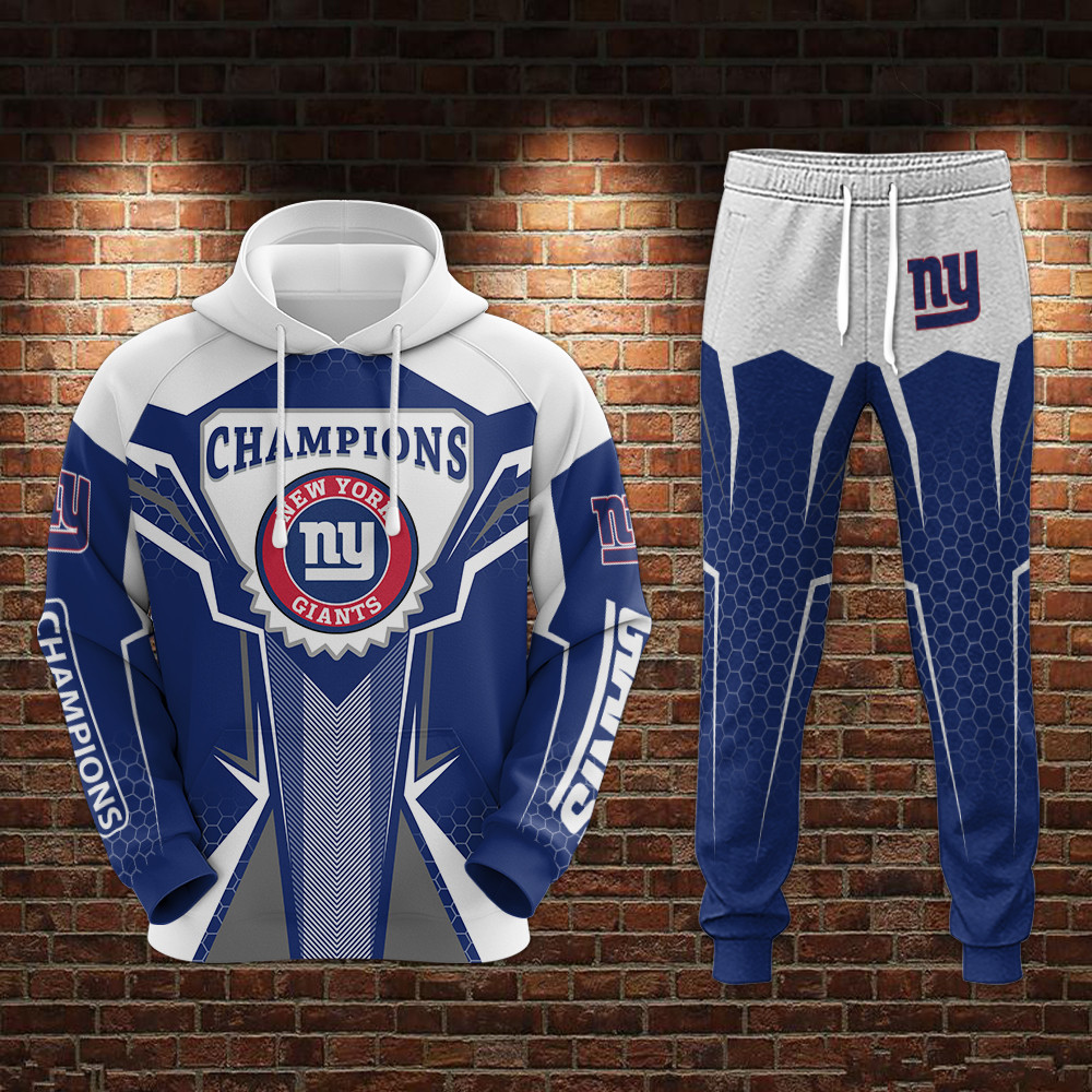 champion new york giants limited hoodie jogger s029 bbmbk