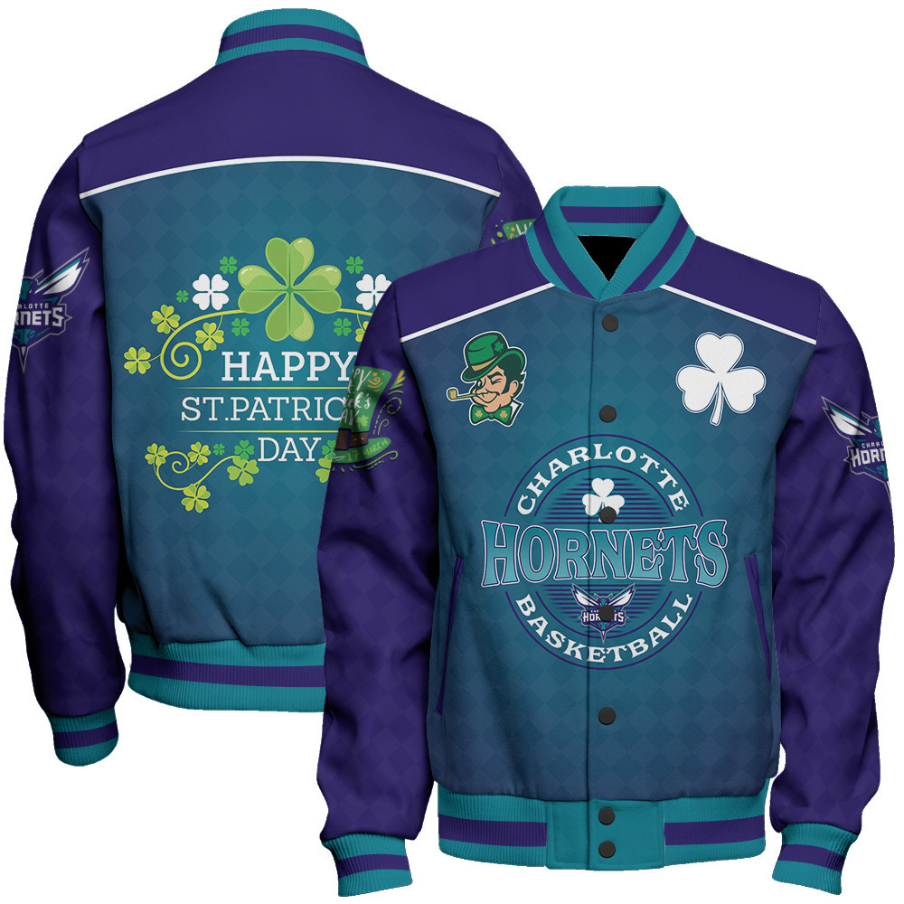 charlotte hornets nba baseball varsity jacket baseball jacket all over print stm v21 wjlcf