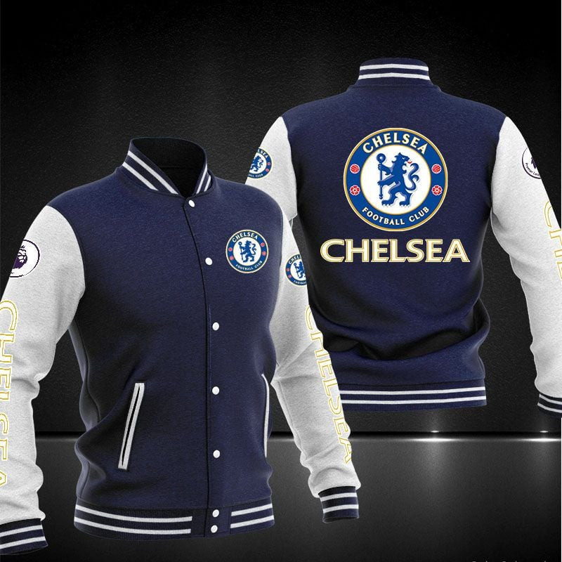 chelsea fc football club team name and logo baseball varsity jacket baseball jacket all over print ol4nk