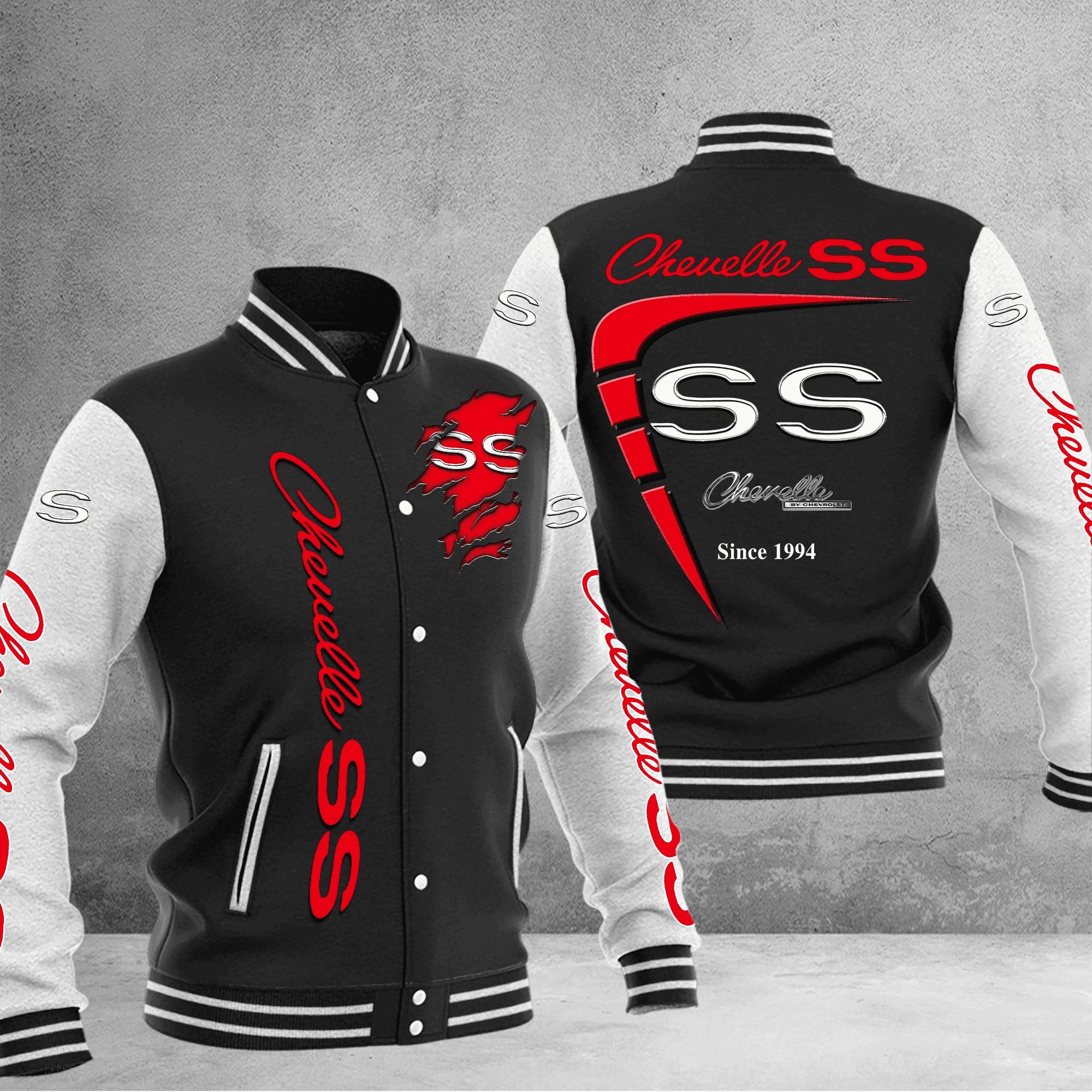 chevelle ss baseball varsity jacket baseball jacket all over print r7hp9