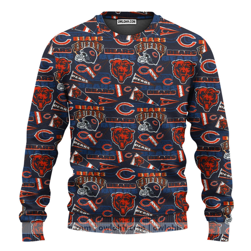 chicago bear sweater ugly christmas sweaters owl ohh fq3l7