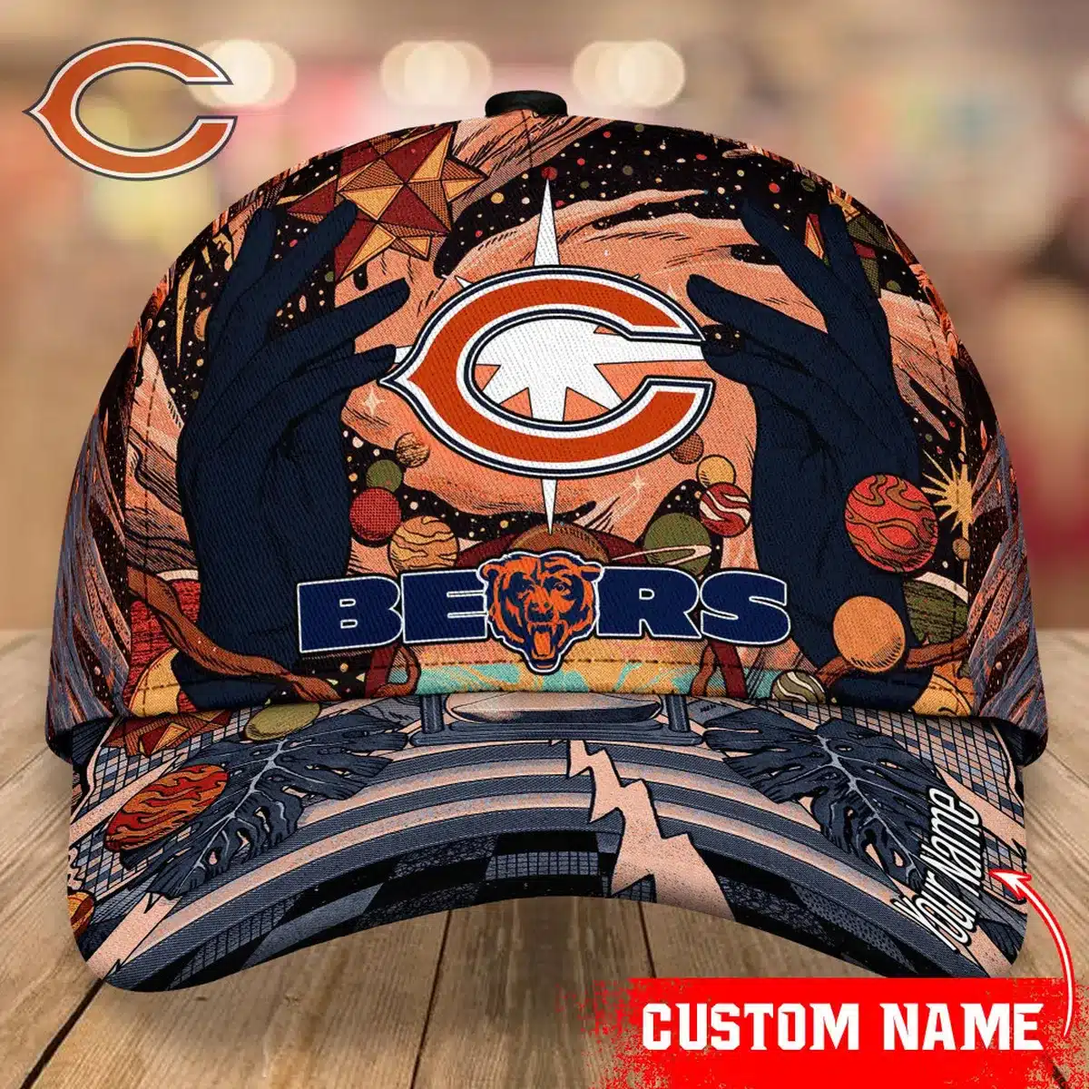 chicago bears classic cap gift for fans wty240928 okfwr