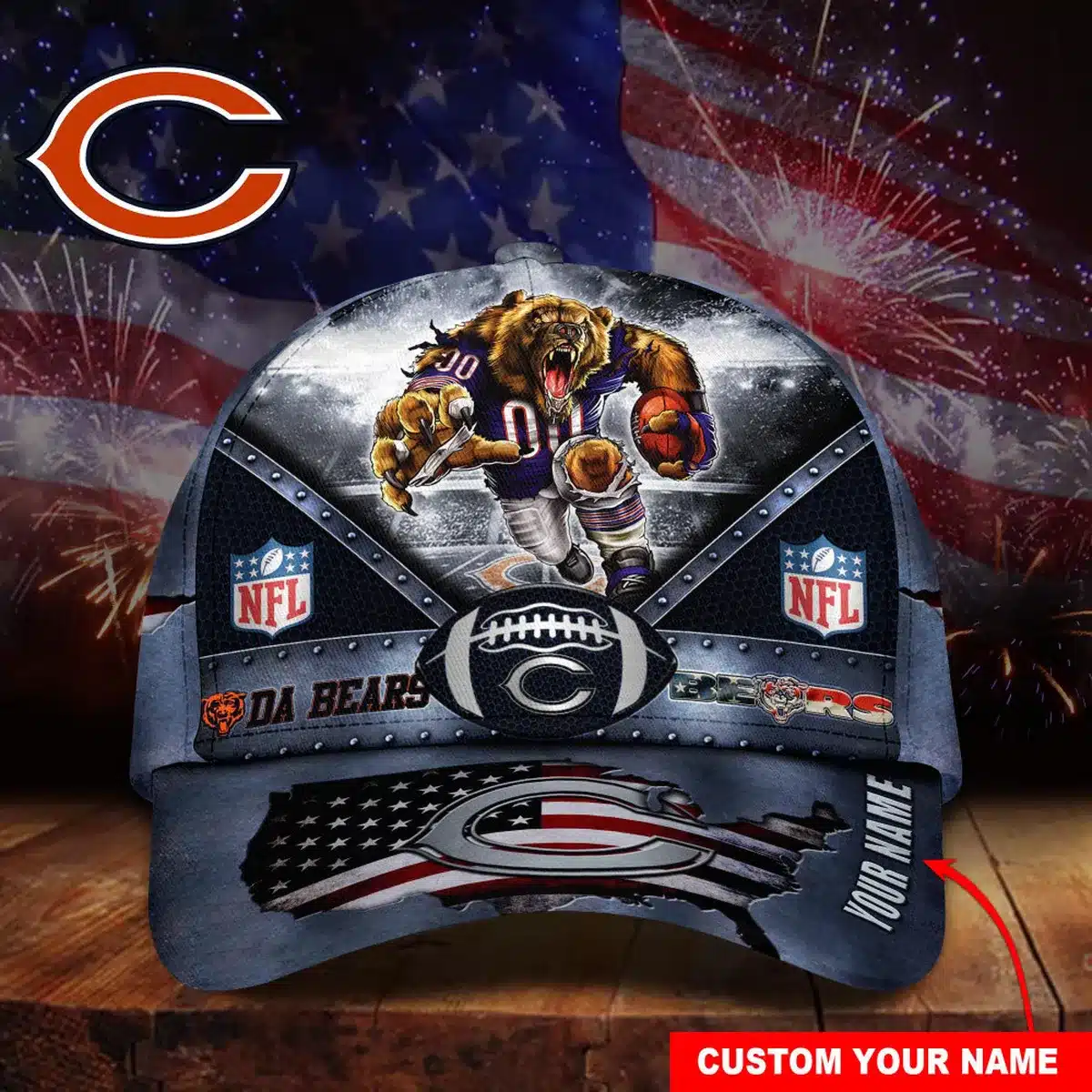 chicago bears classic cap gift for fans wty240932 bnhei