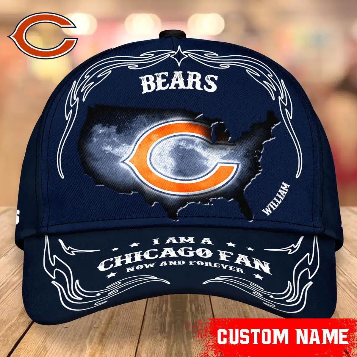 chicago bears classic cap gift for fans wty240934 6a0mv