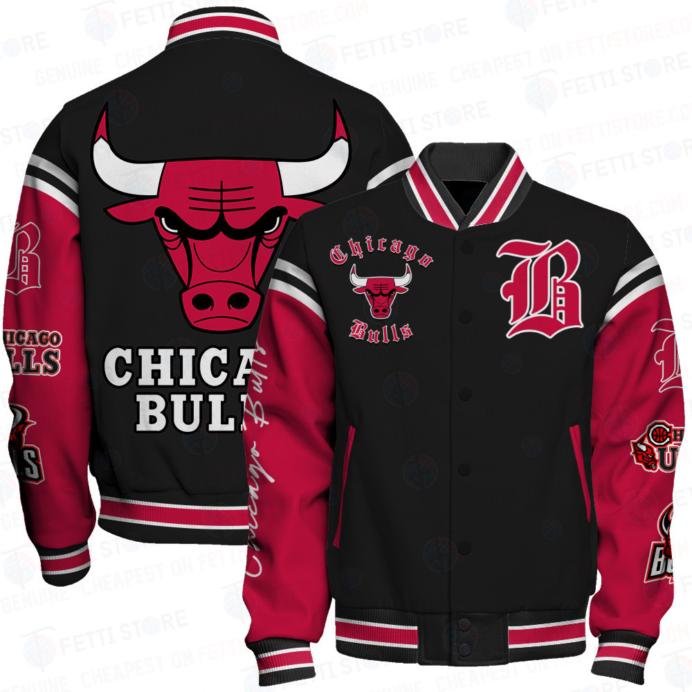 chicago bulls nba baseball varsity jacket baseball jacket all over print sfat v12 de10f