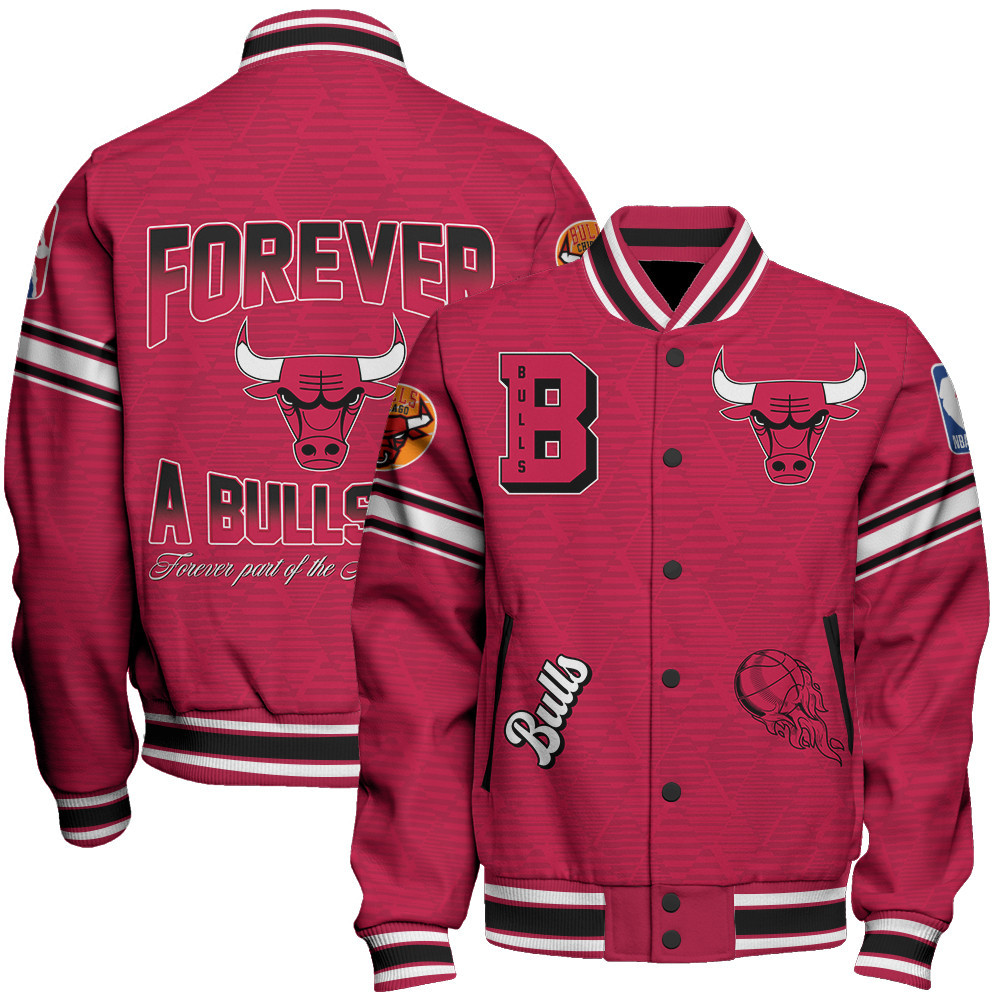 chicago bulls nba baseball varsity jacket baseball jacket all over print sfat v19 udlvm