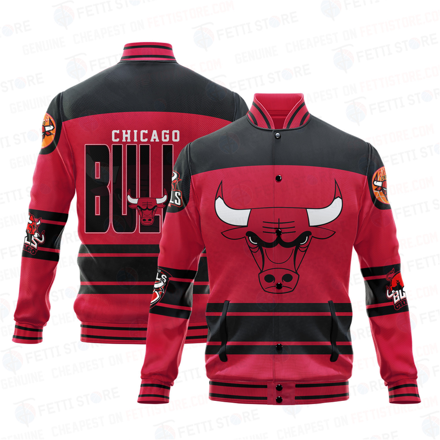 chicago bulls nba baseball varsity jacket baseball jacket all over print sh1 v5 7xs3p