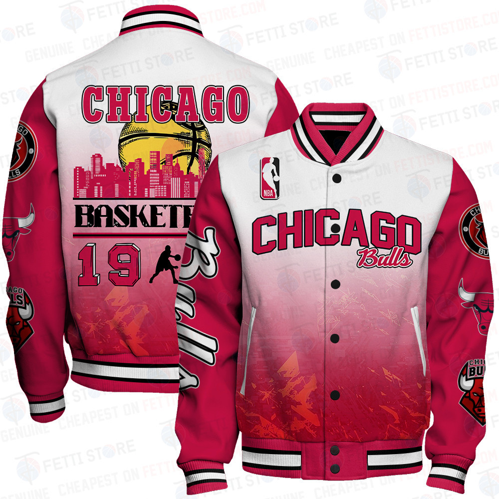 chicago bulls nba baseball varsity jacket baseball jacket all over print wf24 9m5qn