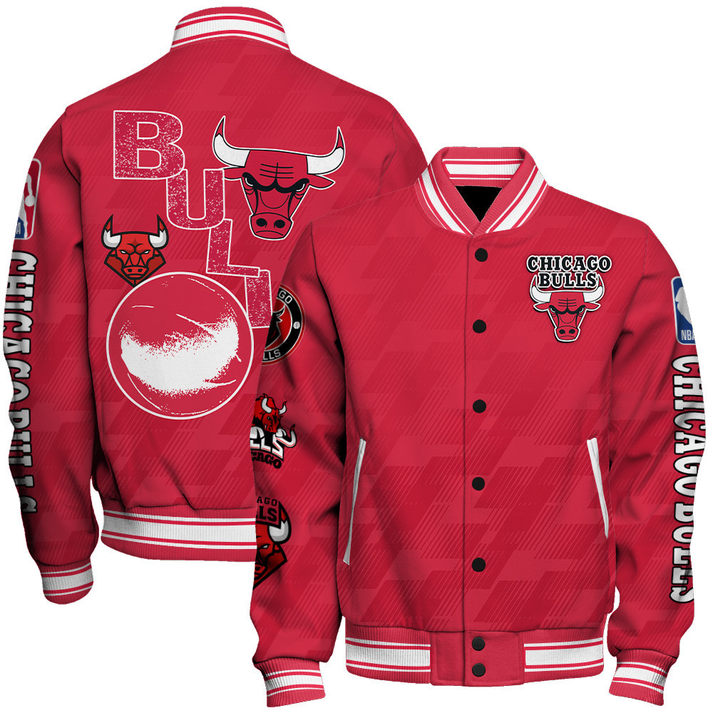 chicago bulls new design team color baseball varsity jacket baseball jacket all over print sfat v16 scjoz