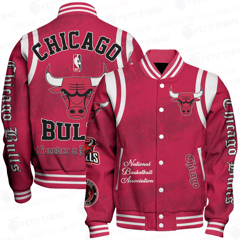 chicago bulls team logo basketball new design print baseball varsity jacket baseball jacket all over print sfat v26 kobqa