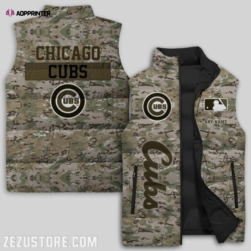 chicago cubs mlb sleeveless puffer jacket custom for fans gifts 3