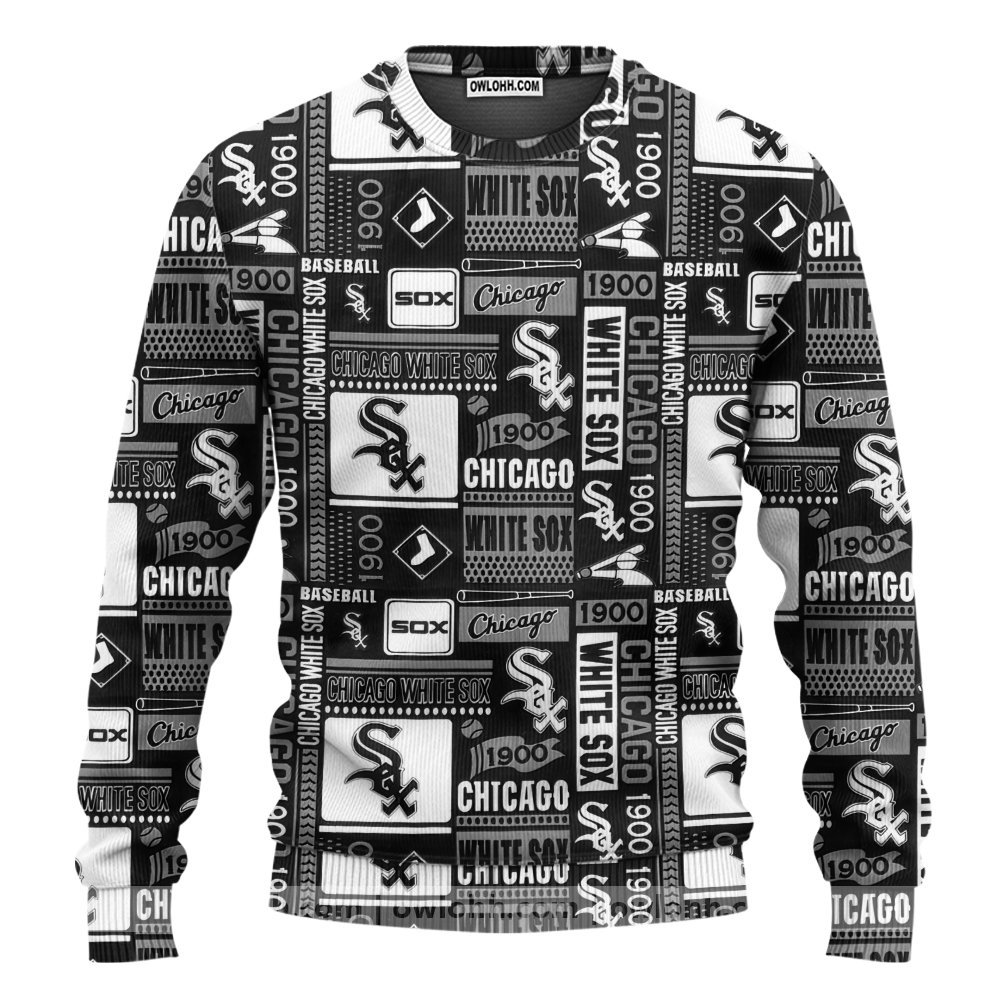 chicago white sox baseball sweater ugly christmas sweaters owl ohh wkapn