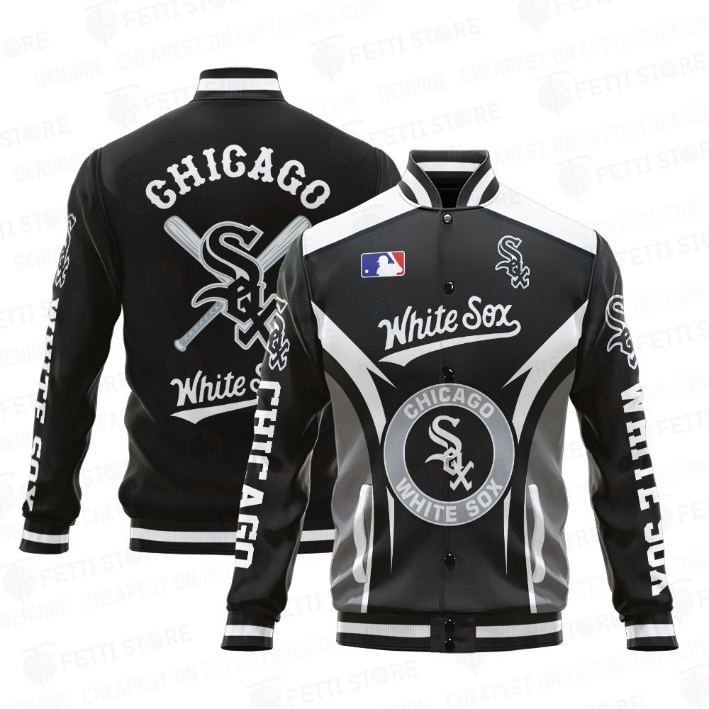 chicago white sox baseball traditional pattern baseball varsity jacket baseball jacket all over print sh1 zzjwh