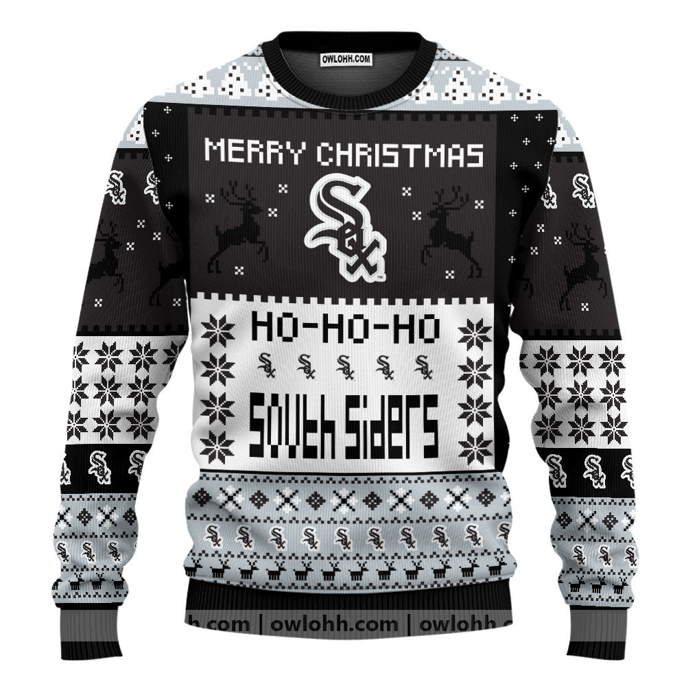 chicago white sox merry christmas sweater ugly christmas sweaters owl ohh g4fsz