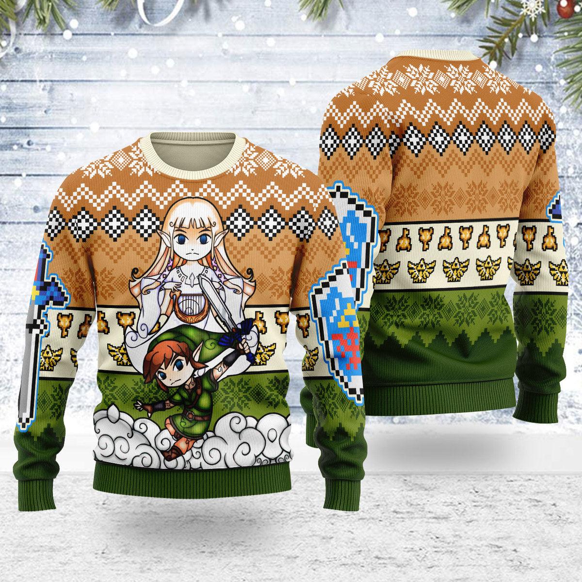 christmas sweater art from the wind waker 01 gearhomie com 1