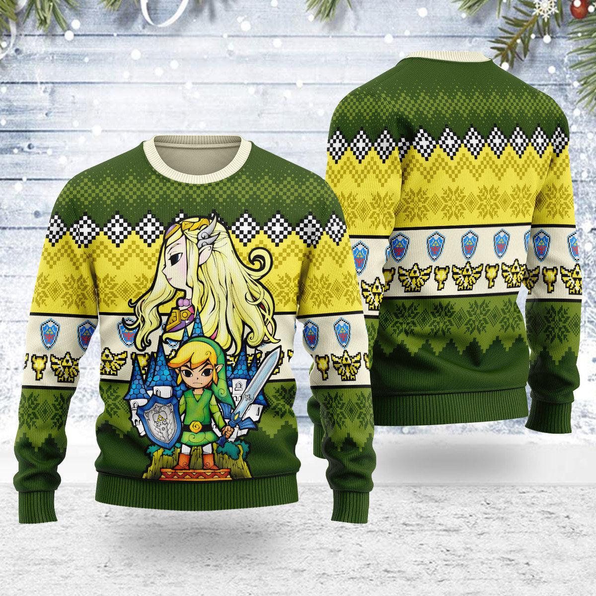 christmas sweater art from the wind waker 02 gearhomie com 1