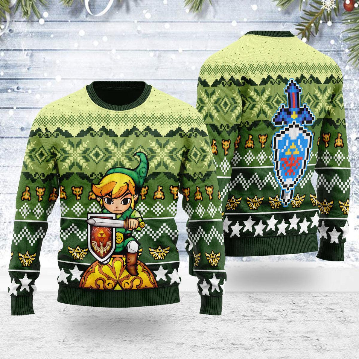 christmas sweater art from the wind waker 03 gearhomie com 1