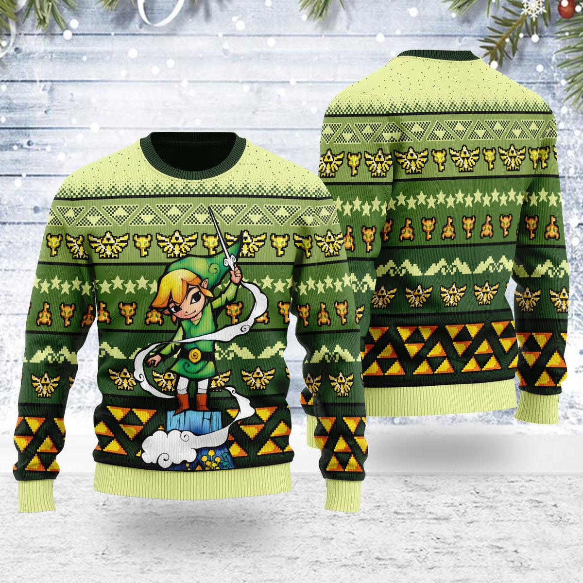 christmas sweater art from the wind waker 05 gearhomie com 1