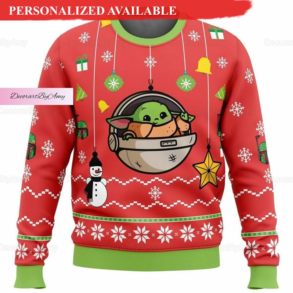 christmas baby yoda sweater baby yoda holiday sweater 7421