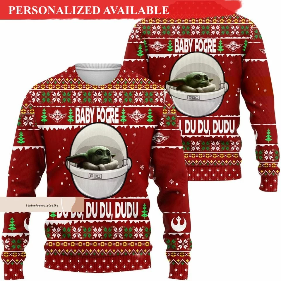 christmas baby yoda sweater baby yoda ugly sweater 2315