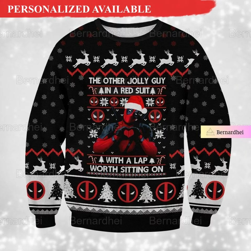 christmas deadpool sweater deadpool ugly sweater superhero christmas sweater 3419