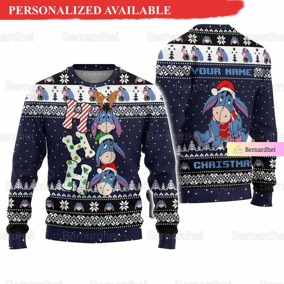 christmas eeyore sweater eeyore ugly sweater 8796