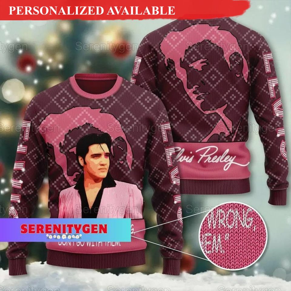 christmas elvis presley ugly sweater elvis ugly xmas sweater 5888