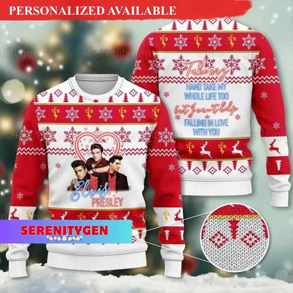 christmas elvis ugly sweater elvis christmas sweater 7304