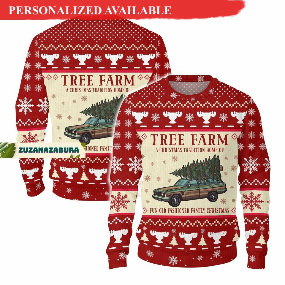 christmas gift christmas vacation sweater griswold 039s tree farm sweater 5283