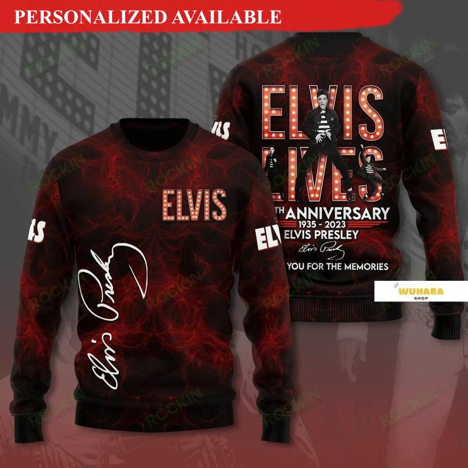 christmas gift elvis presley sweater elvis presley ugly sweater 8207