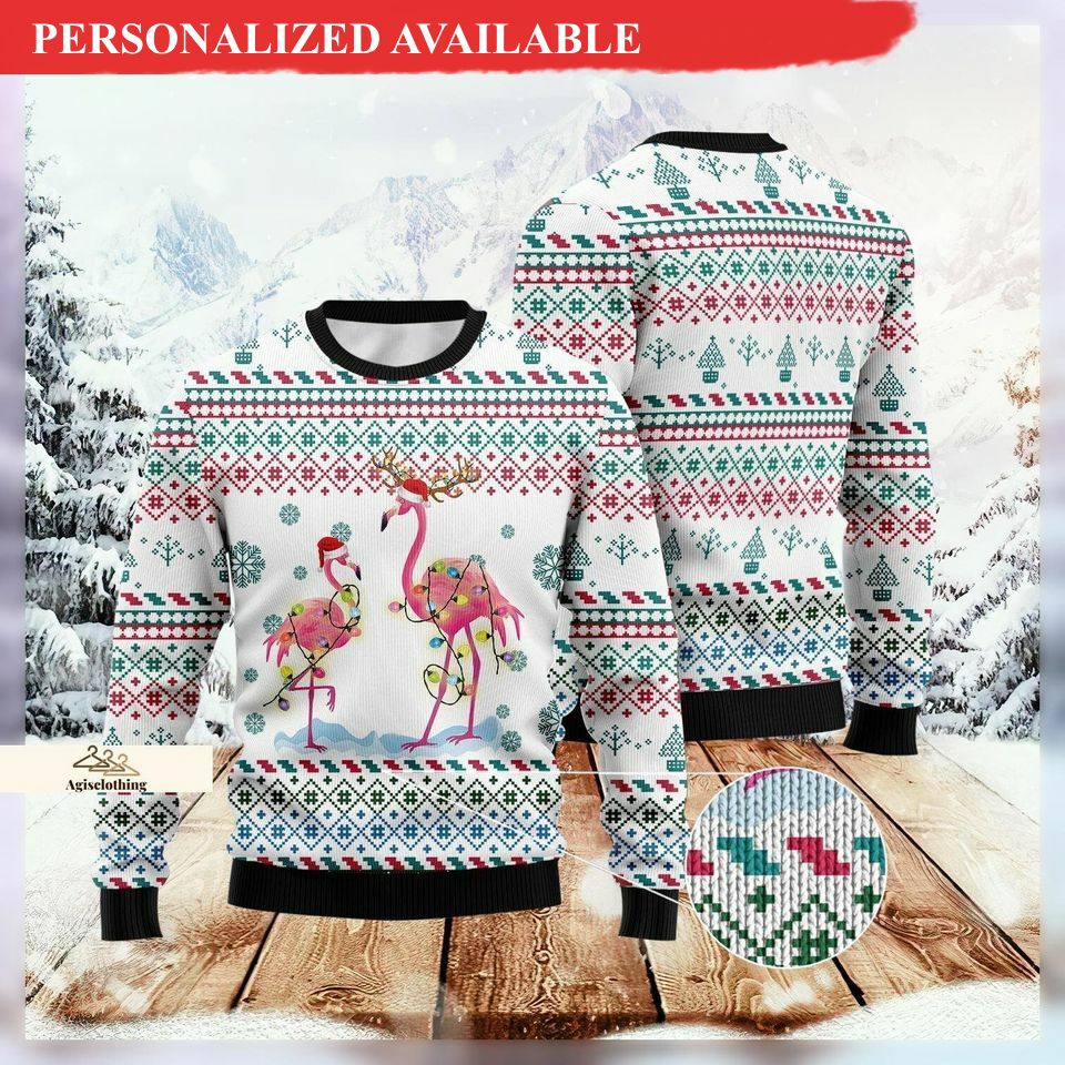 christmas gift flamingo ugly sweater flamingo christmas sweater 6330