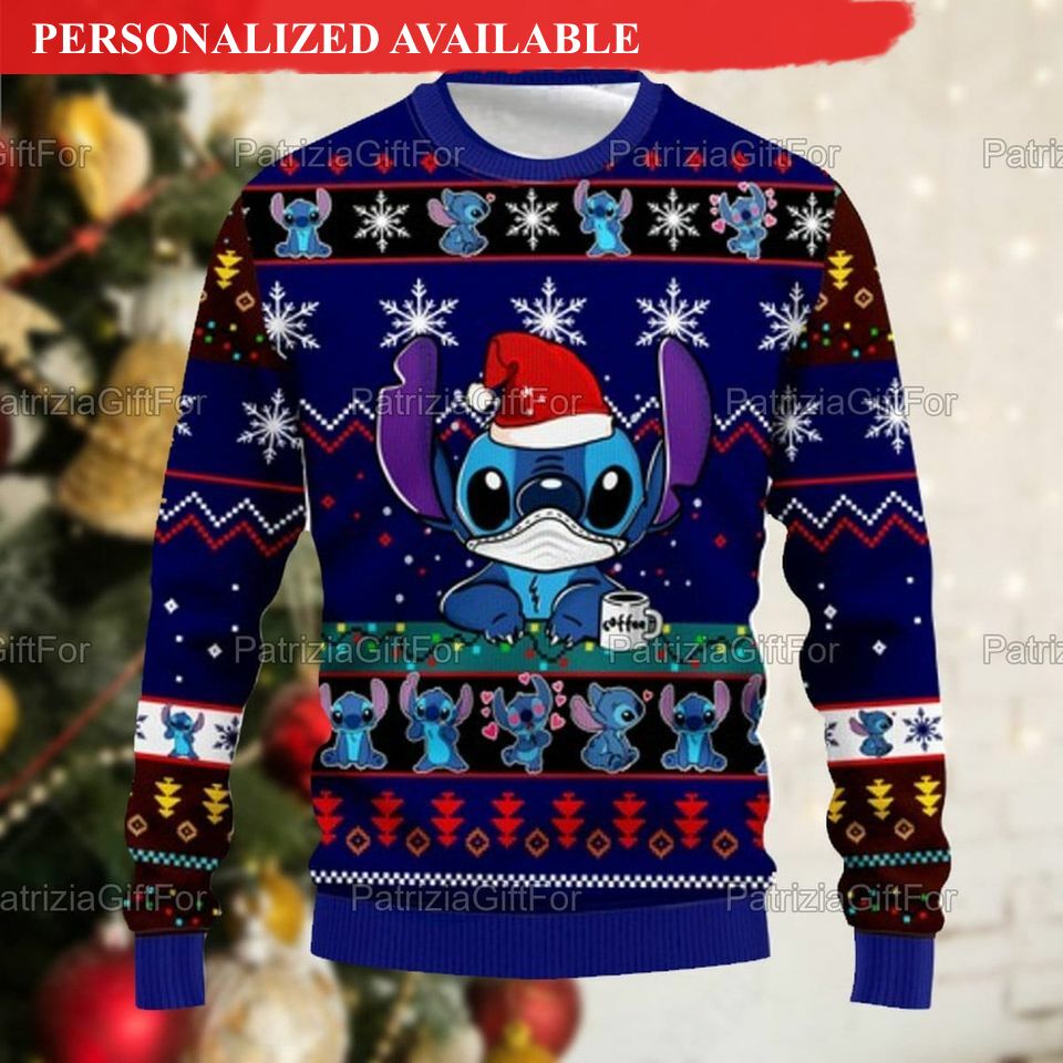 christmas gift stitch christmas sweater stitch ugly sweater 5796