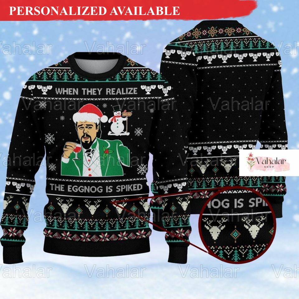 christmas leonardo dicaprio sweater funny leonardo dicaprio sweater 2620